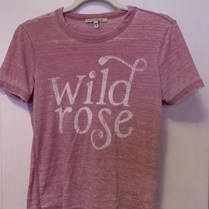 pink t shirt from express, size xs